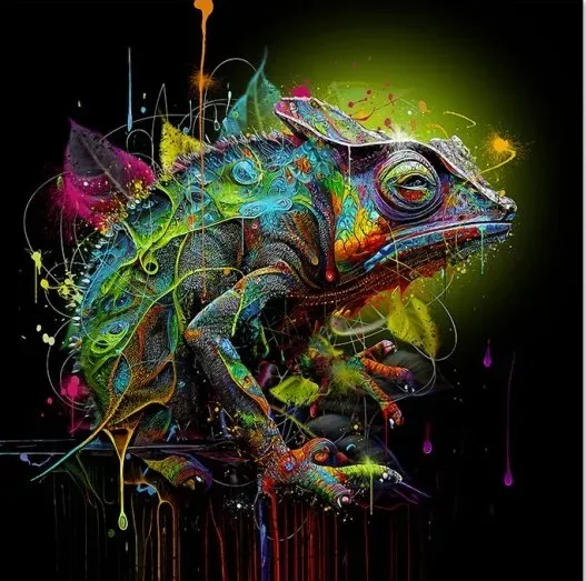 Impression sur Verre Caméléon 40x40