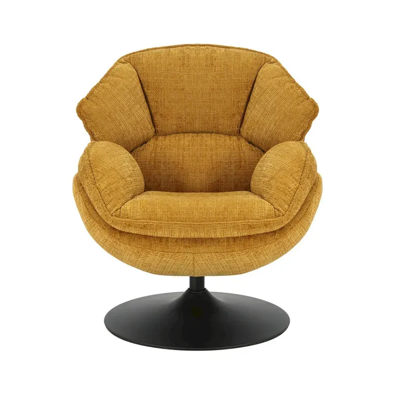 LEGACY fauteuil pivotant moutarde