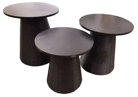 3 SELETTES MARRON FIBRES NATURELLES